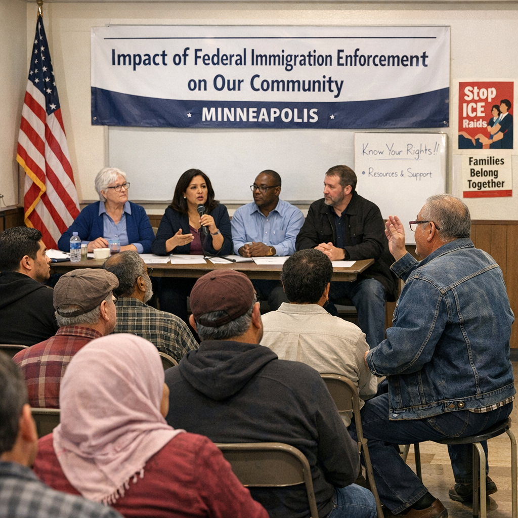 Minneapolis Community Faces Challenges Amid Federal Immigration Enforcement
