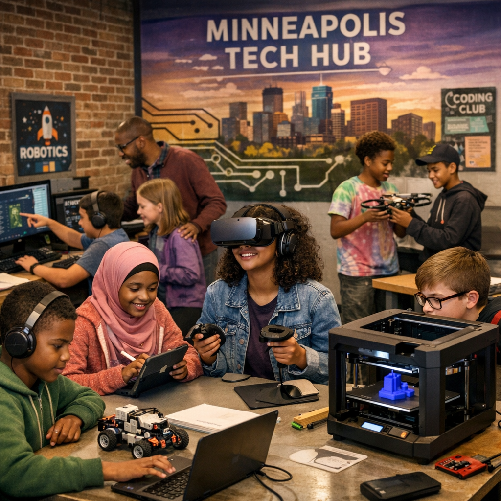 Empowering Minneapolis Youth Through Technology: A Look at Local Tech Hubs