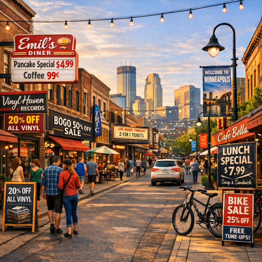 Discover Exclusive Deals from Minneapolis Local Businesses