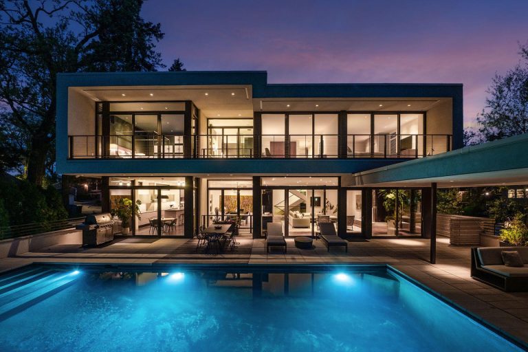 Architectural Masterpiece on Cedar Lake Parkway: A Modern Retreat